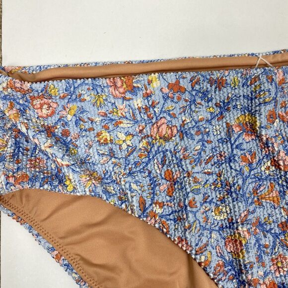 J. Crew Bikini Bottom Women Sz 3X  Curved High Waist Cheeky Meadow Floral NWT - Picture 2 of 5